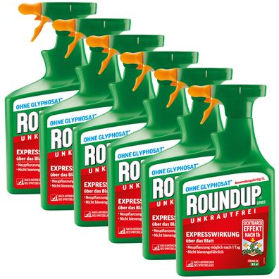 6 x Roundup® Express Spray, 1 Liter