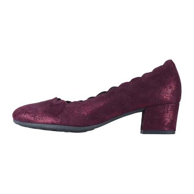 Gabor Damen Pumps Weite G Metallic Rot Größe 39