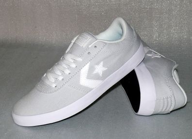 Converse 161364C POINT STAR OX Canvas Schuhe Sneaker Boots 41 Hellgrau Weiß