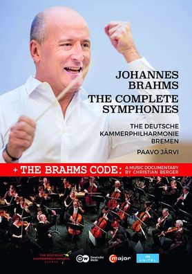 Johannes Brahms (1833-1897): Symphonien Nr.1-4 - CMajor - (DVD Video / Classic)