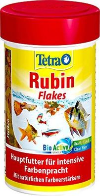 Tetra Rubin 100 ml Fischfutter Farbverstärker für Zierfische Flockenfutter