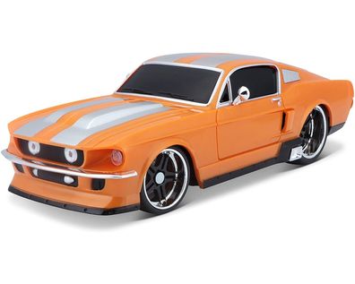 Maisto Tech Ferngesteuertes Auto Ford Mustang GT '67 (orange, Maßstab 1:24) R/ C