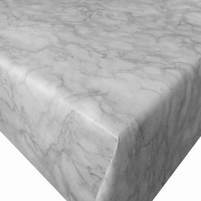 PVC Tischdecke Marmor grau Wachstuch • Eckig • Länge & Breite wählbar • Granit