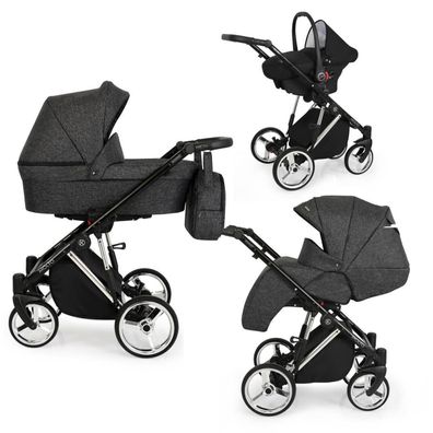 Kinderwagen Set Babyschale Autositz Isofix Optional Mollo Premium by Lux4Kids