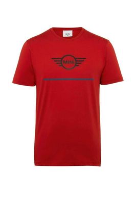 Original MINI T-Shirt Herren chili red Wing Logo MINI CI NEU 80145A0A573