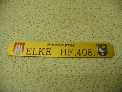 Kleines Namensschild für Modellständer - Elke HF.408.