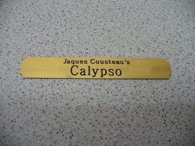 Kleines Namensschild für Modellständer - Calypso