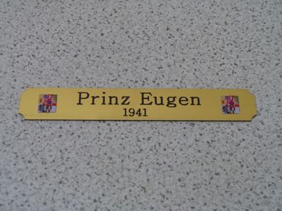 Kleines Namensschild für Modellständer - Prinz Eugen
