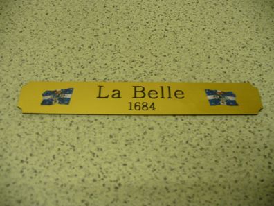 Kleines Namensschild für Modellständer - La Belle