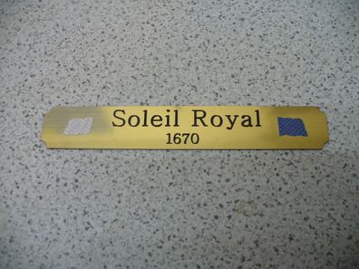 Kleines Namensschild für Modellständer - Soleil Royal