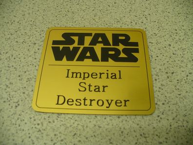 Namensschild für Modellständer oder Diorama - STAR WARS Imperial Star Destroyer