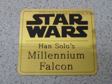 Namensschild für Modellständer oder Diorama - STAR WARS Millennium Falcon