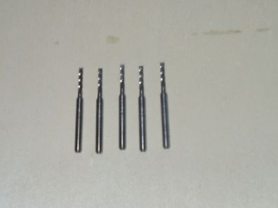 5 Hartmetallfräser Sortiment - diamantverzahnt - 2,0 mm / 2,4 mm