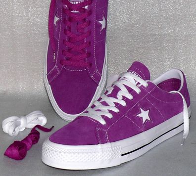 Converse 161523C ONE STAR PRO OX Leder Schuhe Sneaker Boots 43 46 ICON Violet We
