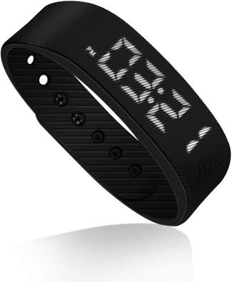 Schrittzähler Pedometer Einfach bedienung Fitness Armband Fitnessarmband mit Uhr