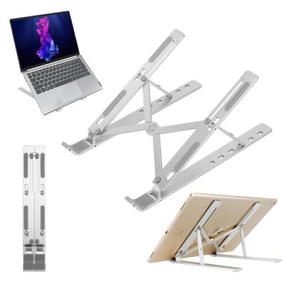 Cadorabo Tablet Halterung in SILBER - Tragbarer und Ergonomischer Tabletständer ...