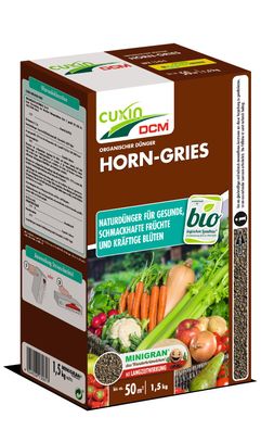 Cuxin DCM Horn-Gries 1,5 kg Minigran organischer Dünger Bio