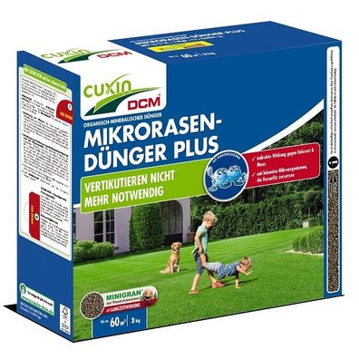 Cuxin DCM Mikro Rasendünger Plus 3 kg