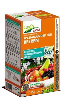 Cuxin DCM Spezialdünger Beeren 1,5 kg organischer Dünger