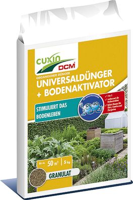 Cuxin DCM Universaldünger + Bodenaktivator 5 kg Nährstoffe Obst Gemüse Ziergärte