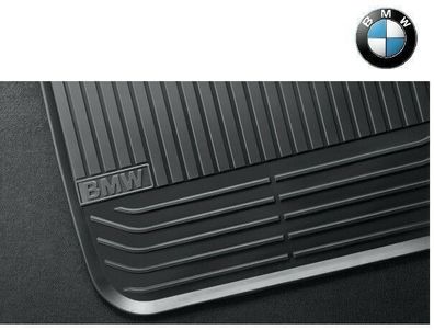 Original BMW 5er Allwetter Fussmatten vorne + hinten F10 F11 Matten schwarz