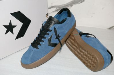 Converse 162515C Breakpoint PRO OX RAU UP Leder Schuhe Sneaker Boots 46,5 Blau
