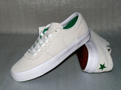Converse 160548C ONE STAR CC PRO OX Rau Suede Leder Schuhe Sneaker 41 Natur Weiß