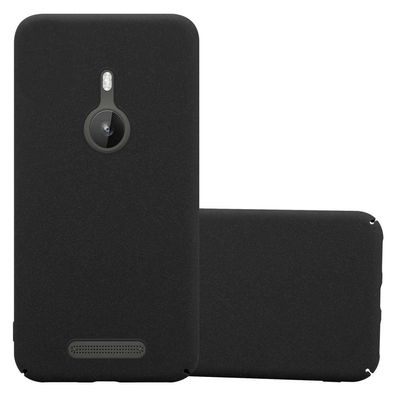 Cadorabo Hülle kompatibel mit Nokia Lumia 925 in FROSTY Schwarz - Hard Case Schutz...