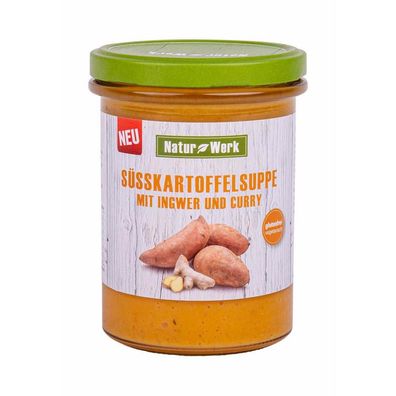 Naturwerk Süßkartoffel-Suppe mit Ingwer und Curry 385ml