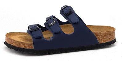 Birkenstock Arizona Damenschuhe Hausschuhe Pantolette Blau Freizeit