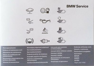 Original BMW Serviceheft BMW Modelle Service Heft in 27 Sprachen 01492602175