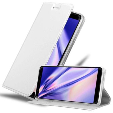 Cadorabo Hülle kompatibel mit WIKO VIEW GO in CLASSY SILBER - Schutzhülle mit ...