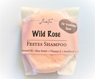 Wild Rose Festes Shampoo - feuchtigkeitsspendend vegan 50 g