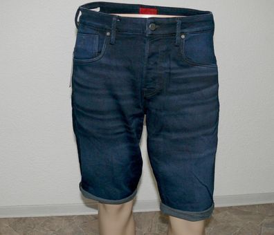 Jack & Jones JJI Ron Long Shorts GE 955 I Knit Losse Fit Herren Jeans Navy W33 M