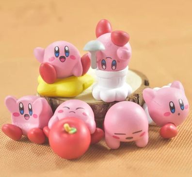 6 Teiliges Kirby Figuren Set Anime Manga