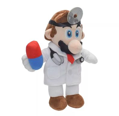 Super Mario Dr. Doctor Mario Plüsch Figur Stofftier Kuscheltier 25 cm