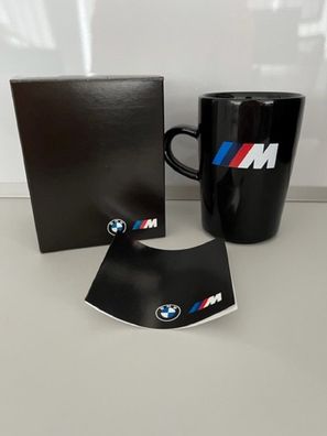Original BMW M Logo Tasse Kaffeebecher Kaffeetasse Becher 350ml Porzellan