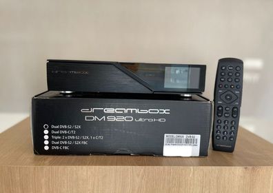 Dreambox DM920 UHD 4K 2160p E2 Linux Receiver 1x DVB-S2X Multistream Dual 1TB
