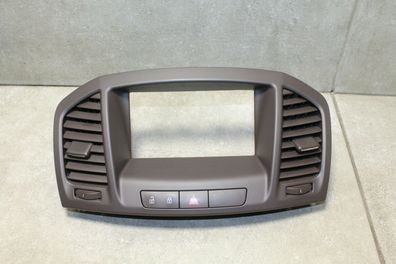 Rahmen Verkleidung CID Display Schalterleiste Luftdüsen Braun Opel Insignia A