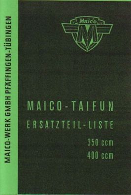 Ersatzteilliste Maico Taifun 350 ccm und 400 ccm