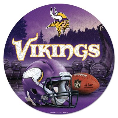 NFL Minnesota Vikings rund Puzzle Football 500 Teile pcs 51cm