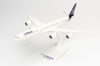 Herpa Wings Snap Fit 612616 - Lufthansa Airbus A340-600 - Lübeck. 1:250