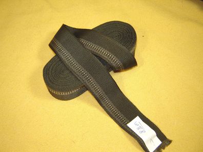 Ripsband Herrenhut Hutband seidig hochwertig dkl oliv Muster 3cm breit Meter RB89