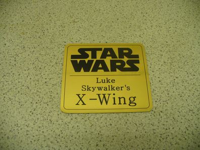 Namensschild für Modellständer oder Diorama - STAR WARS X-Wing