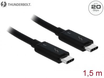 Kabel Thunderbolt 3 (St) => USB-C (St) 1,5m * Delock*