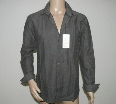 Jack & Jones JPR Trevor Plain Herren Hemd Shirt Langarm Slim Fit 12128751 Grau L