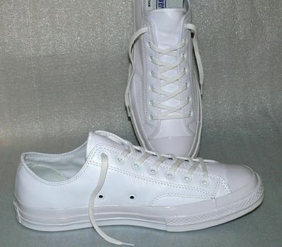 Converse 155455C CTAS 70 OX Echt Leder Schuhe Sneaker Boots 44,5 46 Blanco White