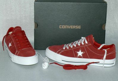 Converse 157873C ONE STAR PRO OX Suede Leder Schuhe Sneaker Boots 41,5 Terra Red