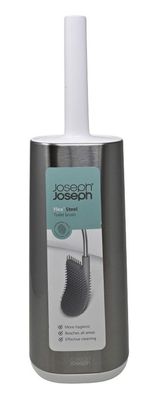 Joseph Joseph Flex Steel Toilettenbürste + Halter Edelstahl, 9,2 x 12,7 x 42 * A