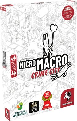 MicroMacro: Crime City (Edition Spielwiese) Gesellschaftsspiel * Spiel des Jahres